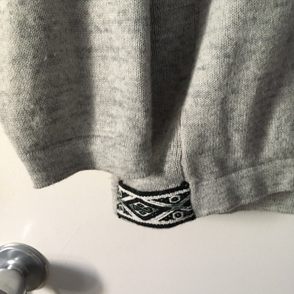 NOT FOR SALE Peruvian Handmade Light Grey Alpaca Hoodie Sweater Size L / XL - Picture 4 of 7